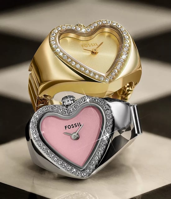 Fossil Watch Ring Women's Gold Watch ES5407 - Image 5