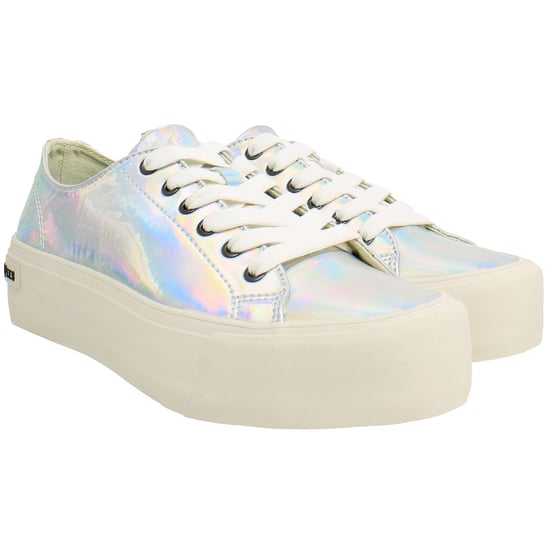 Seavees Monterey Platform Sun Valley Dames Zilveren Schoenen - Image 2