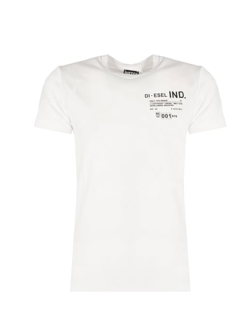 Diesel T-Shirt T-Diegos Mannen Wit - Image 1