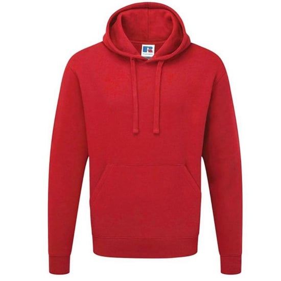Russell Colour Mens Hooded Sweatshirt / Hoodie (Classic Red)