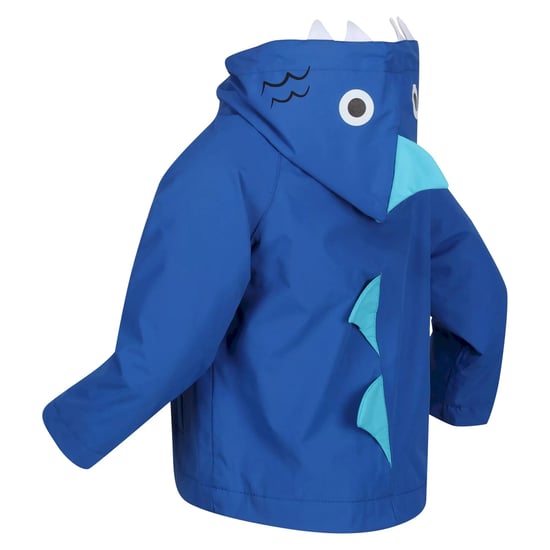 Regatta Childrens/Kids Shark Waterproof Jacket (Nautical Blue) - Image 3