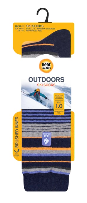 HEAT HOLDERS LITE - Thermal Ultra Thin Funky Ski Socks för damer - Image 2