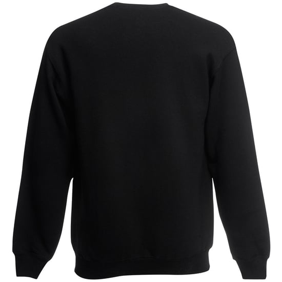 Fruit Of The Loom Heren Set-In Belcoro® garen Sweatshirt (Zwart) - Image 2
