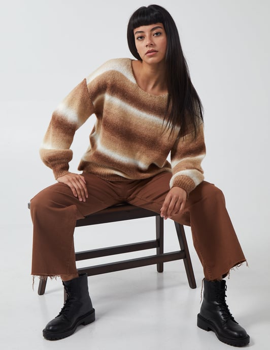MAIA - Rainbow Oversized Jumper