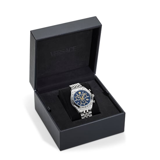 Versace Chrono Master Heren Horloge Zilverkleurig VE8R00324 - Image 4
