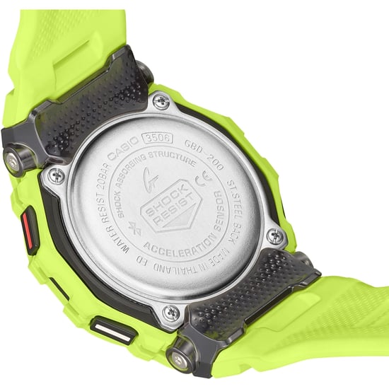 Casio G-shock Men's Yellow Watch GBD-200-9ER - Image 4