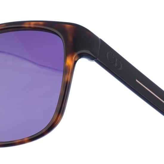 BLACKTIE146S men's oval-shaped acetate sunglasses
