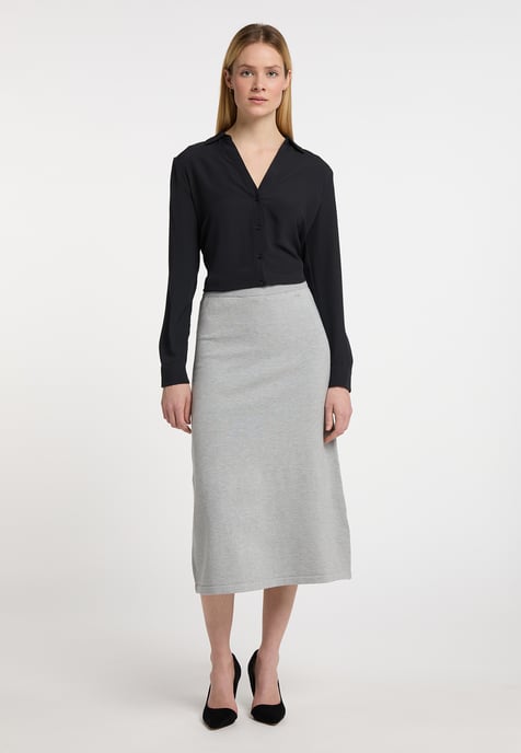 Dreimaster Skirt women Grey melange - Image 4