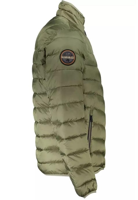 Napapijri Men's Green Polyamide Jacket - Image 3