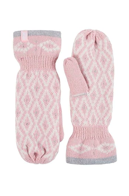 Heat Holders - Ladies Fleece Lined Insulated Winter Thermal Mittens - Image 1