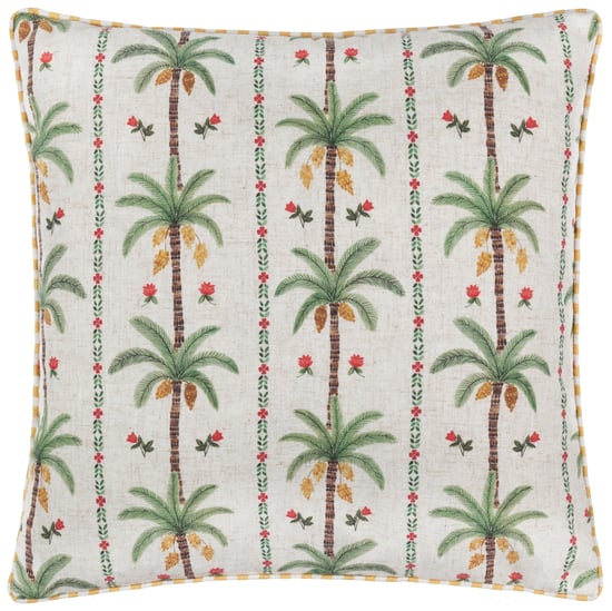 Wylder Tropics Okara Palm Printed Polyester Filled Cushion - Image 1