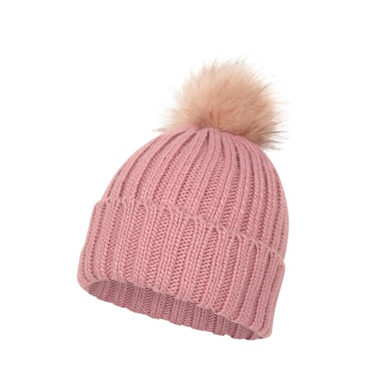 Mountain Warehouse Womens/Ladies Geneva Borg Lined Beanie (Pale Pink)