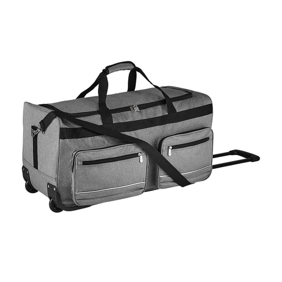 SOLS Voyager Rolling Travel Holdall Bag (Heather Grey) - Image 1