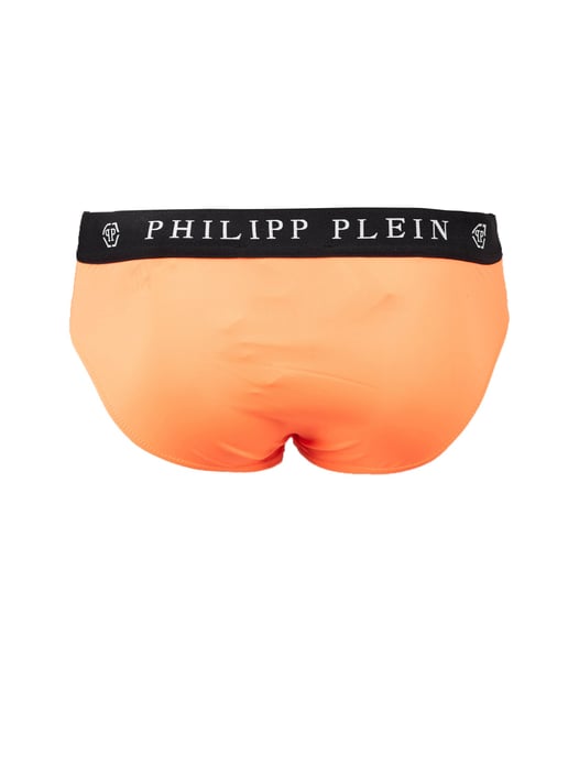 Philipp Plein Swimming Trunks Men's Orange - Image 3