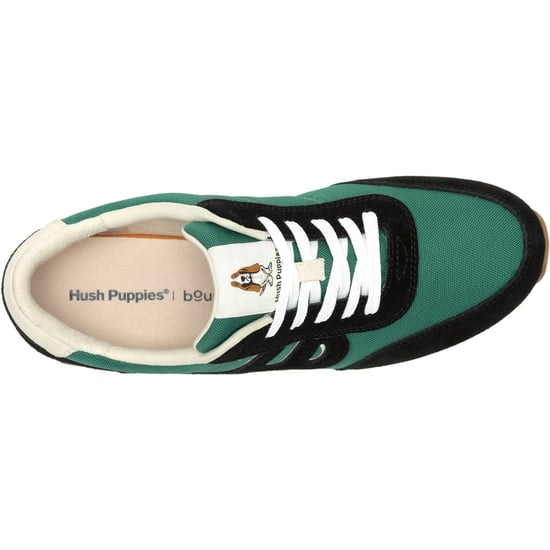 Hush Puppies Seventy8 Leren Groene Herensneakers - Image 4