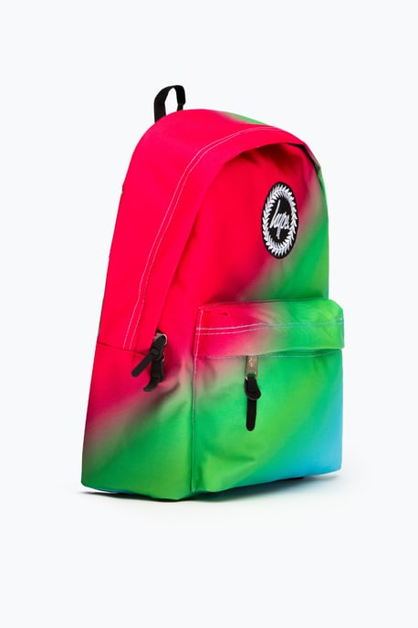 Hype Asymmetric Pink To Blue Fade Backpack