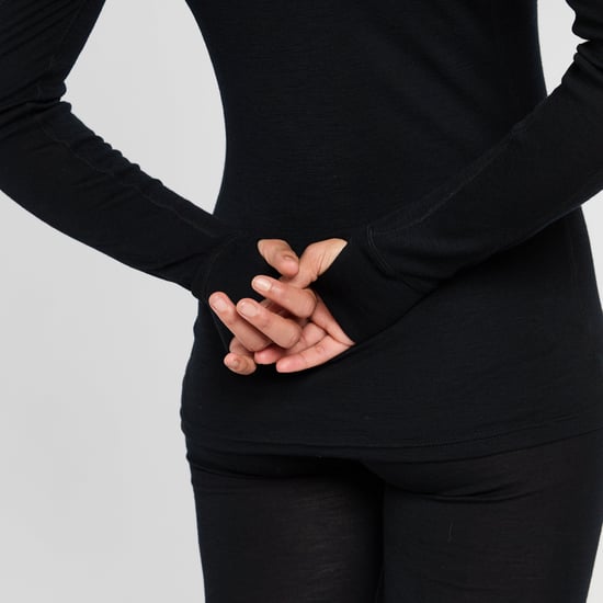 OEX Women's Kelso Merino Long Sleeve Baselayer Top with Thumb Holes
