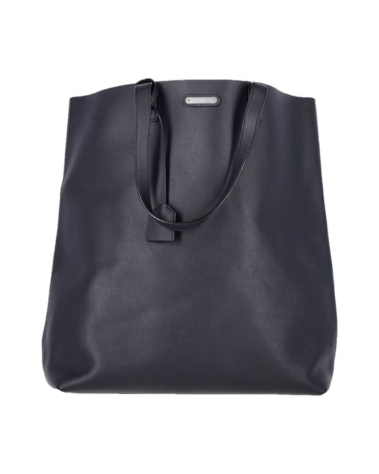 Saint Laurent Bold Shopping Tote-väska i svart kalvskinn - Image 1