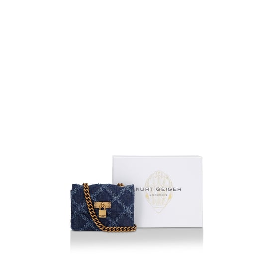 Kurt Geiger London Denim Kgl Micro Brixton Lock