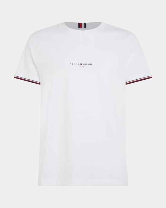 Tommy Hilfiger Tommy Logo Tipped Mens T-Shirt