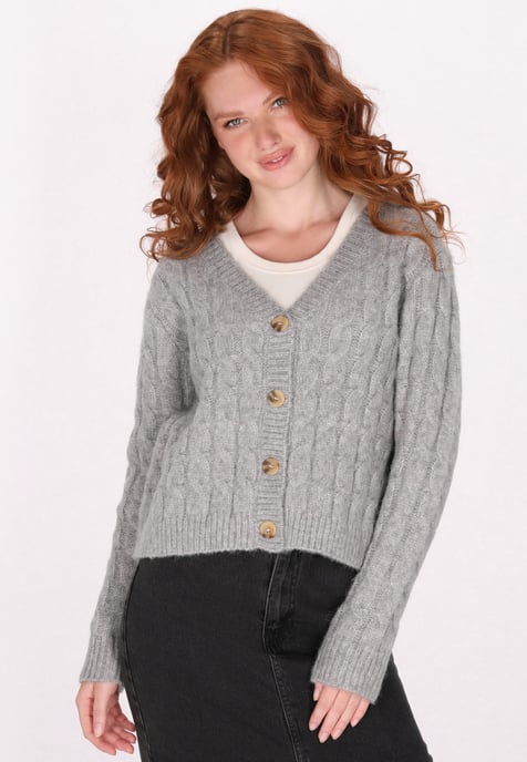 Dreimaster Vest Dames grijs melange - Image 3