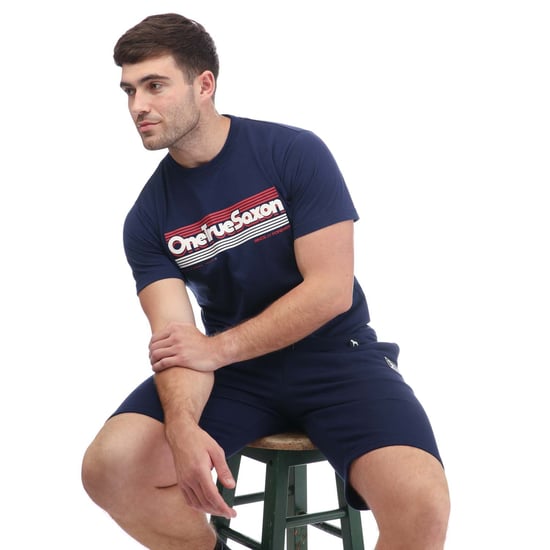 Men's One True Saxon Forever T-Shirt in Navy - Image 4