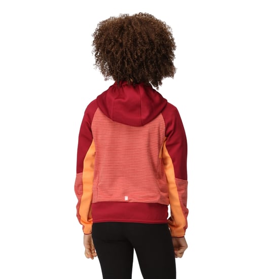 Regatta Childrens/Kids Prenton II Hooded Soft Shell Jacket (Mineral Red/Rumba Red)