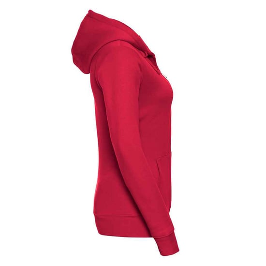 Russell Womens/Ladies Authentic Full Zip Hoodie (Classic Red) - Image 3