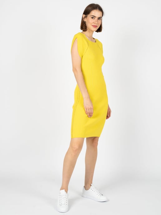 Silvian Heach Dress Woman's Yellow