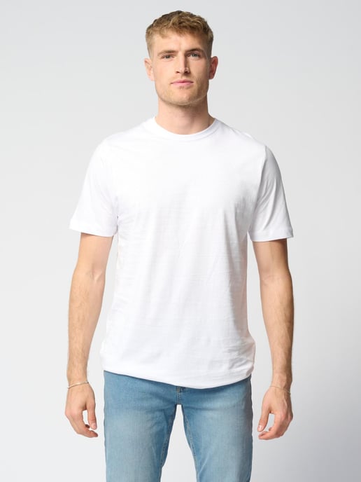 Biologisch Basic T-Shirt - Wit - Image 5