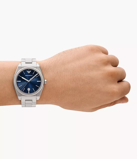 Emporio Armani Federico Heren Horloge Zilverkleurig AR11620 - Image 4