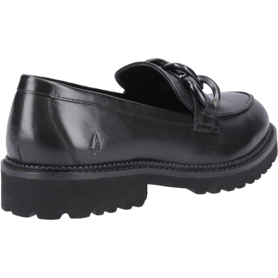 Hush Puppies Gianna Läder Dam Svarta Loafers - Image 2