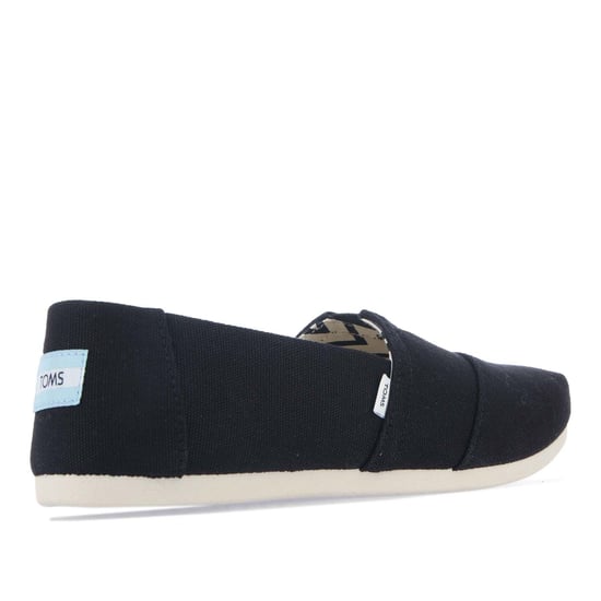 Butik För Toms Alpargata Bomullskanvas Damsvarta Espadriller - Image 3