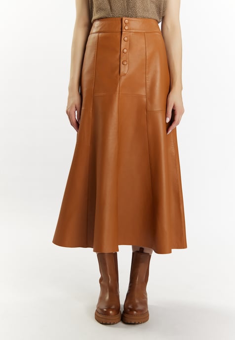 Dreimaster Skirt women cognac - Image 3