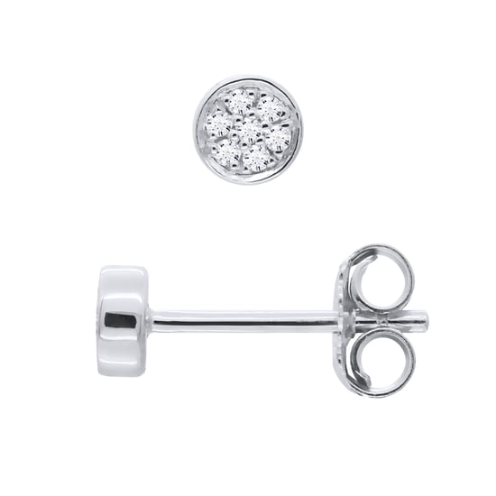 DIADEMA - Earrings with Diamonds - White Gold