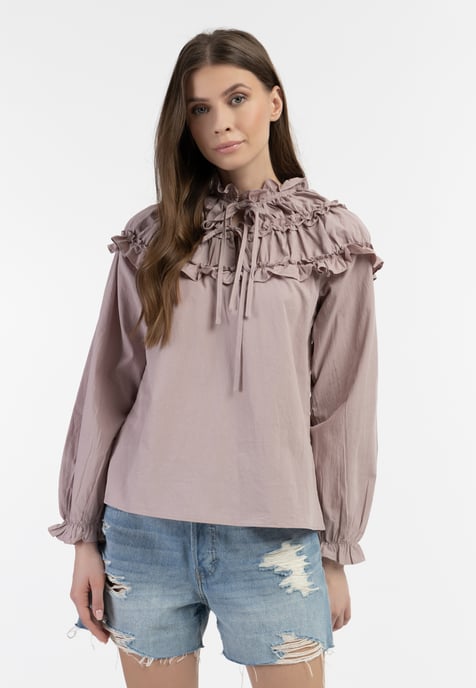 Dreimaster Blouse women old pink - Image 3