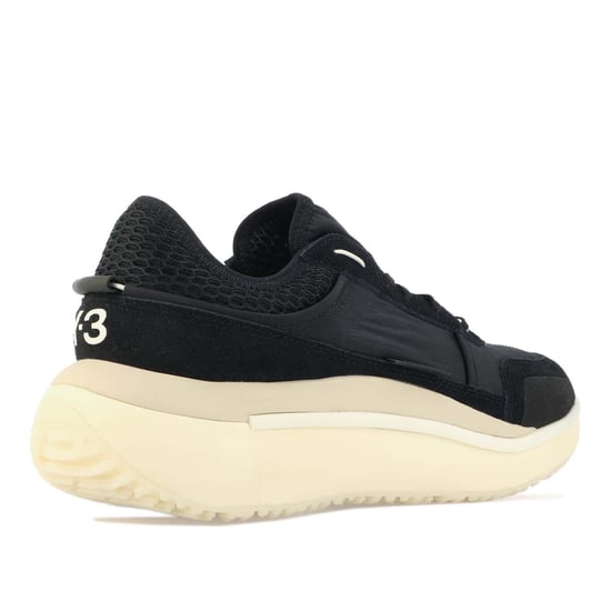 Men's Y-3 Ajatu Run Trainers in Black Cream