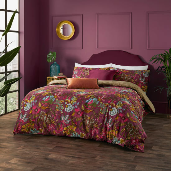Viranai Exotic Floral Duvet Cover Set - Image 1