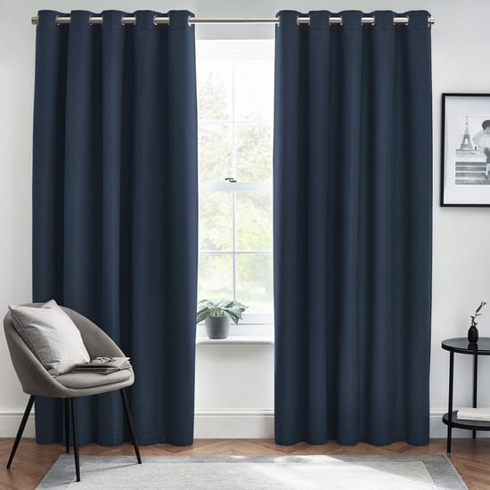 furn. Dawn Blackout Eyelet Curtains - Image 2