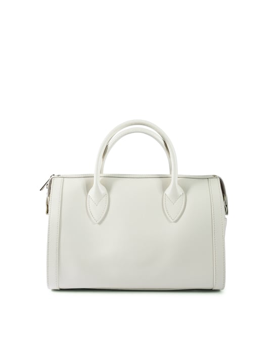 V Italia Womens Handbag V014 SAFFIANO-G CREMA - Image 3