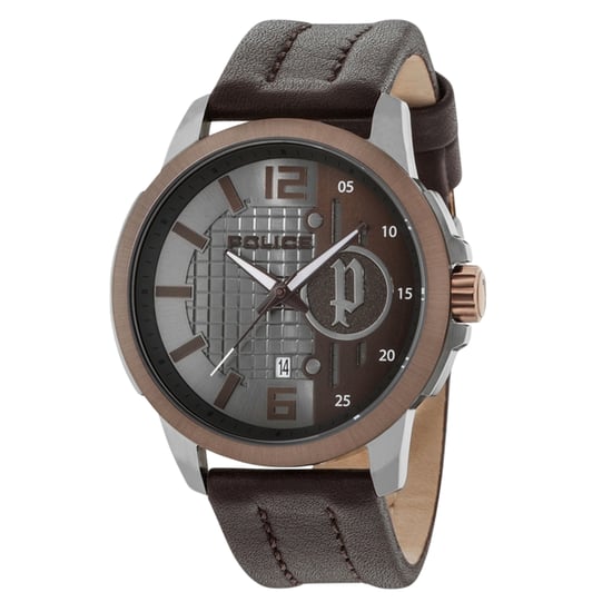 Police Mens Watch  Quartz  brown - Image 1