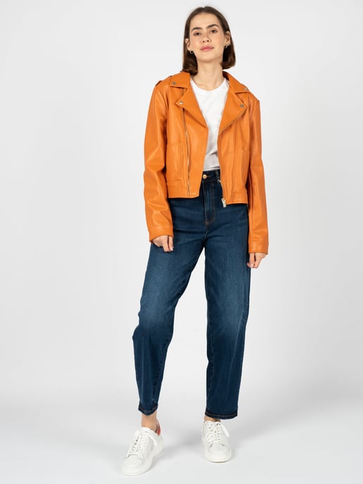 Silvian Heach Jacket Woman's Orange - Image 2