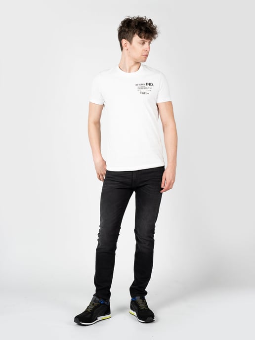 Diesel T-Shirt T-Diegos Mannen Wit - Image 2