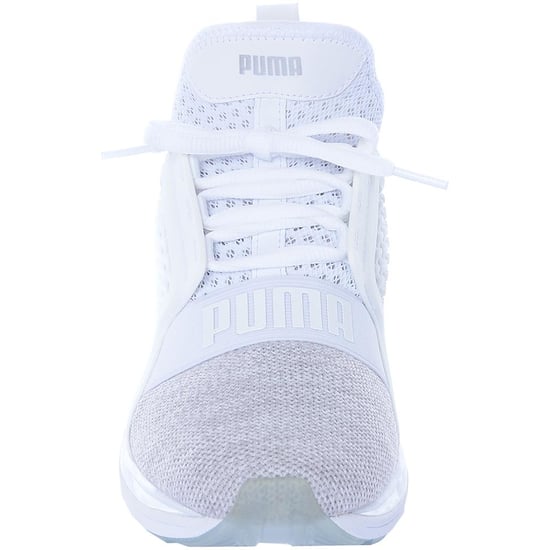 Puma Ignite Limitless Knit White Lace Up Slip On Running Trainers - Mens