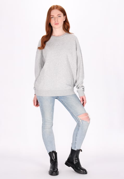 Dreimaster Sweatshirt Dames grijs melange - Image 2