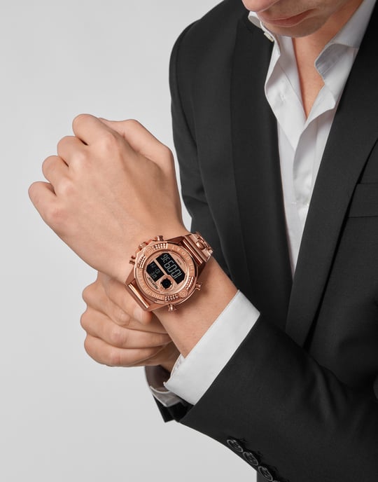 Philipp Plein The G.o.a.t. Unisex's Rose Gold Watch PWFAA0421 - Image 4