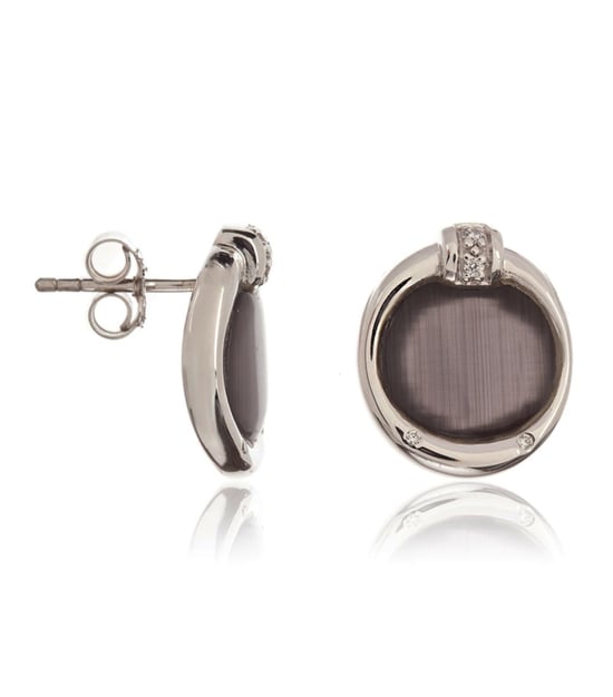Orphelia Women's 925 Sterling Silver Set: Chain-Pendant + Earrings - Silver SET-5900