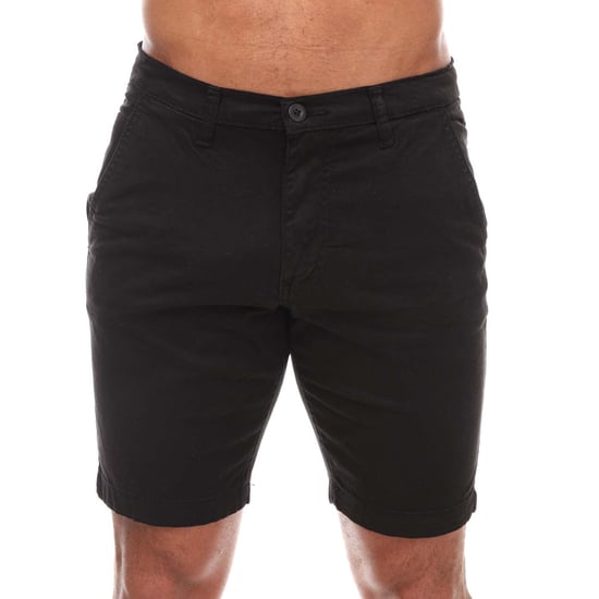 Men's Duck and Cover Moreshore Chino Shorts in Black - Image 1