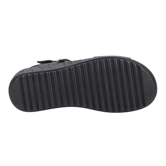 Hush Puppies Womens/Ladies Ellie Leather Wedge Sandals (Black) - Image 4