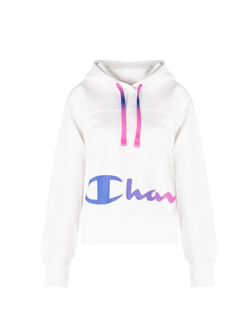 Champion Sweatshirt Hoodie Woman's White - Image 1